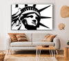 New York The Statue Of Liberty B n W