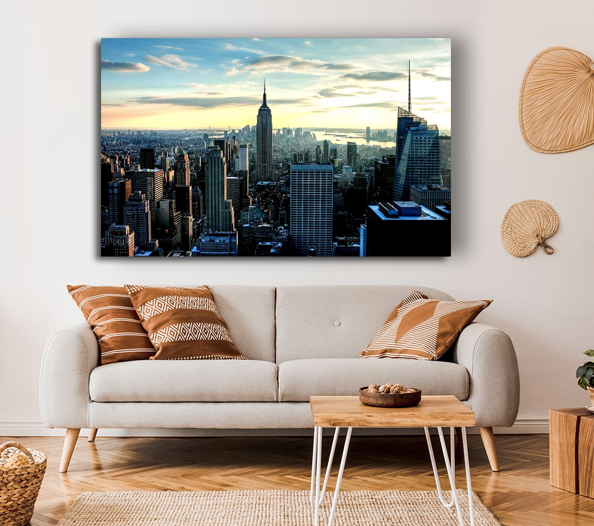 New York View Below The Sky