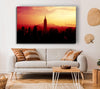 Nyc Empire State Building At Sunset