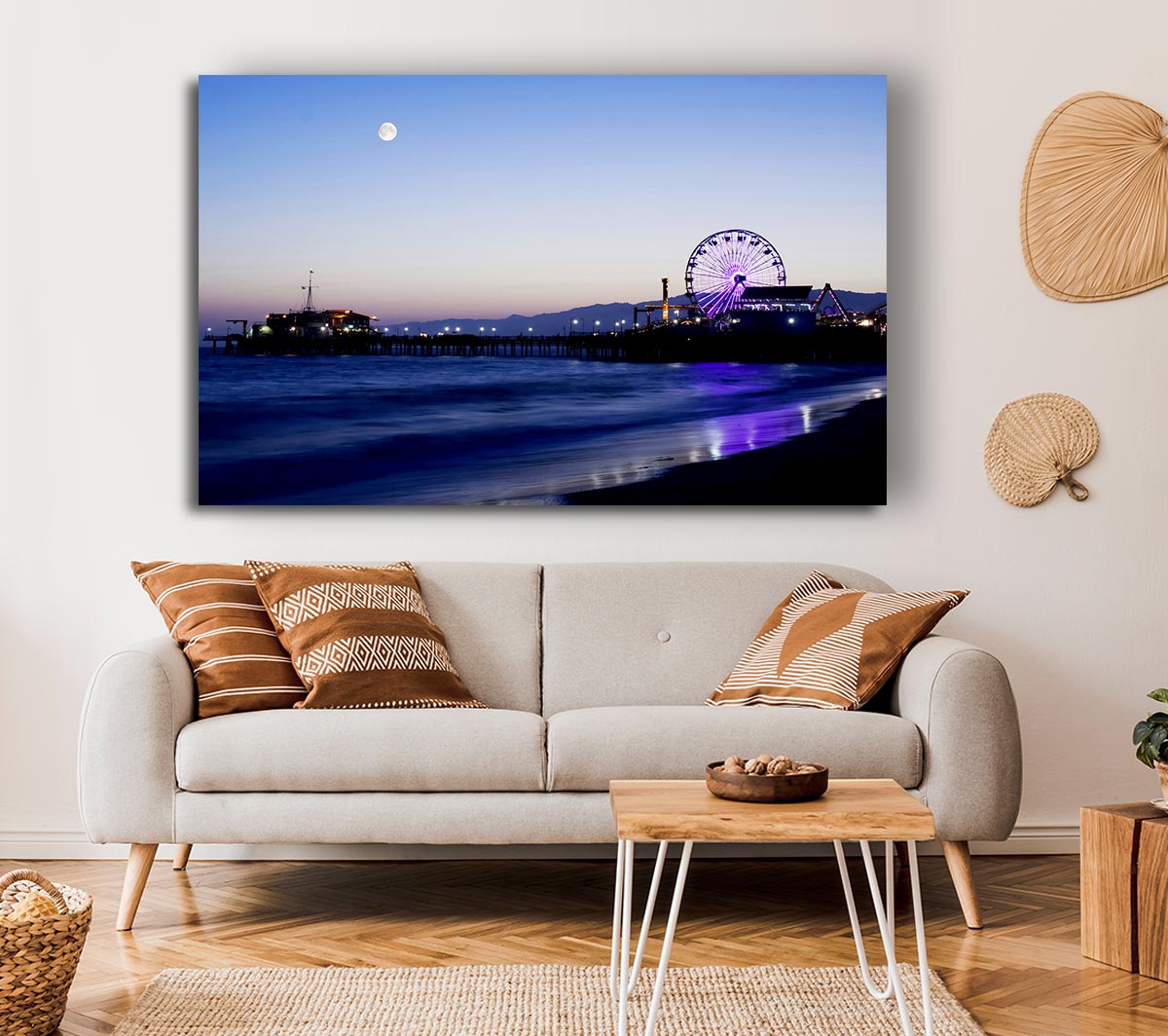 Ocean Pier Moonlight