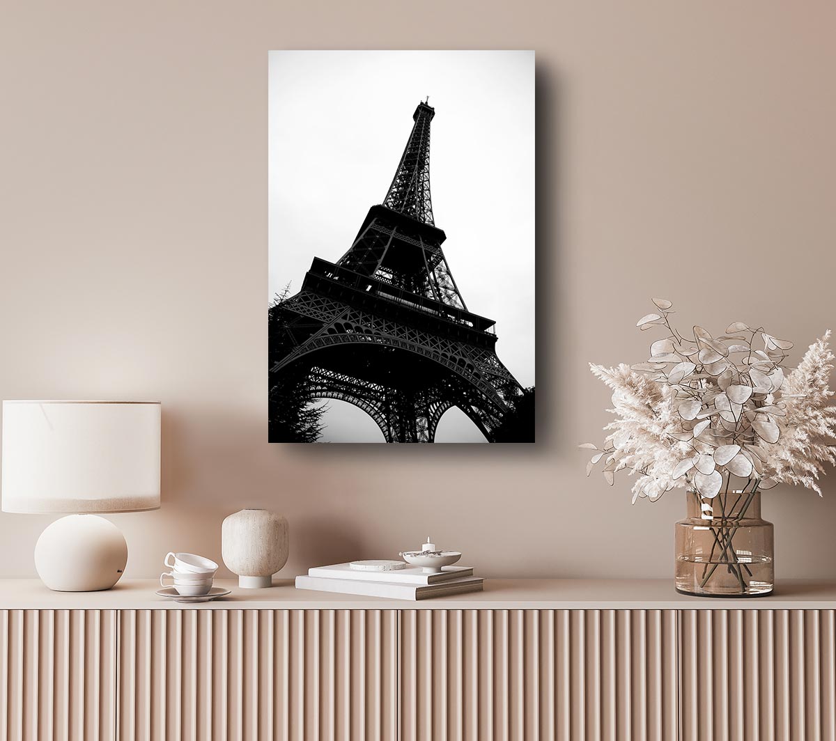 Paris Eiffel Tower B n W