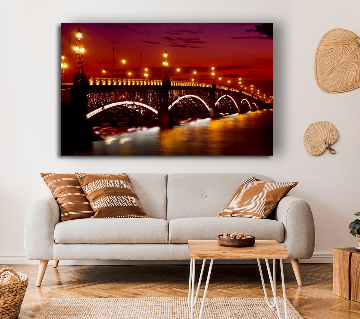 Prague Bridge Glow