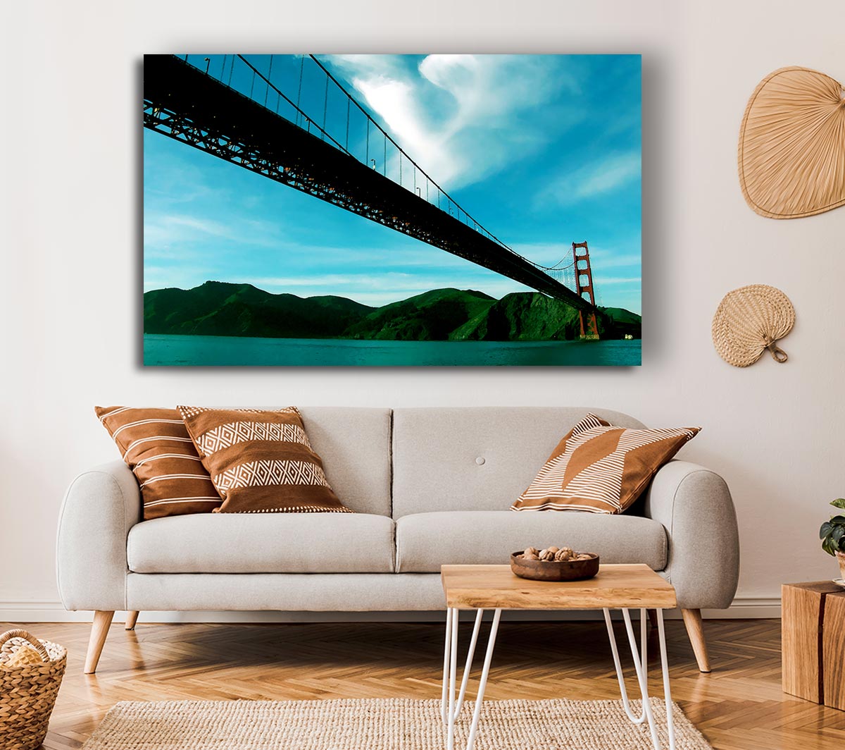 San Francisco Golden Gate Bridge Blue View