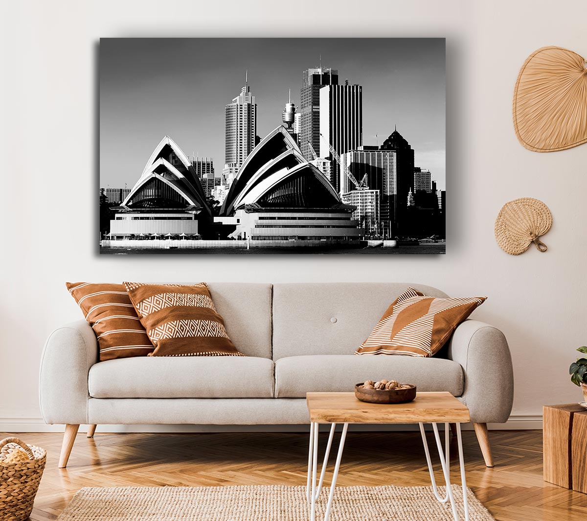 Sydney Opera House B n W