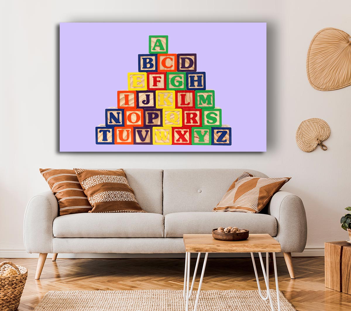 Alphabet Blocks Lilac