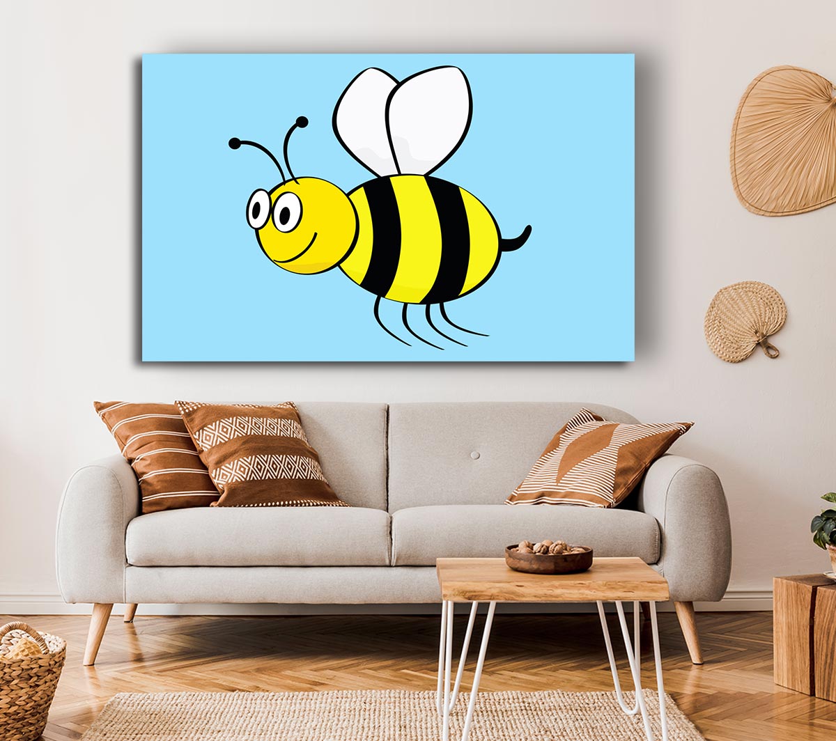 Buzzing Bee Baby Blue