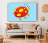 Cartoon Ladybug Baby Blue