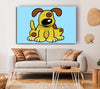 Dog Cartoon Tail Baby Blue