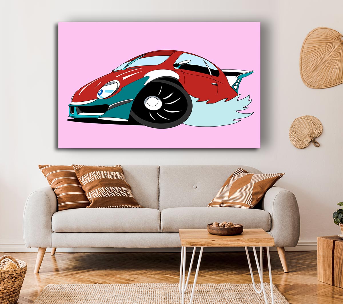 Fast Racecar Pink