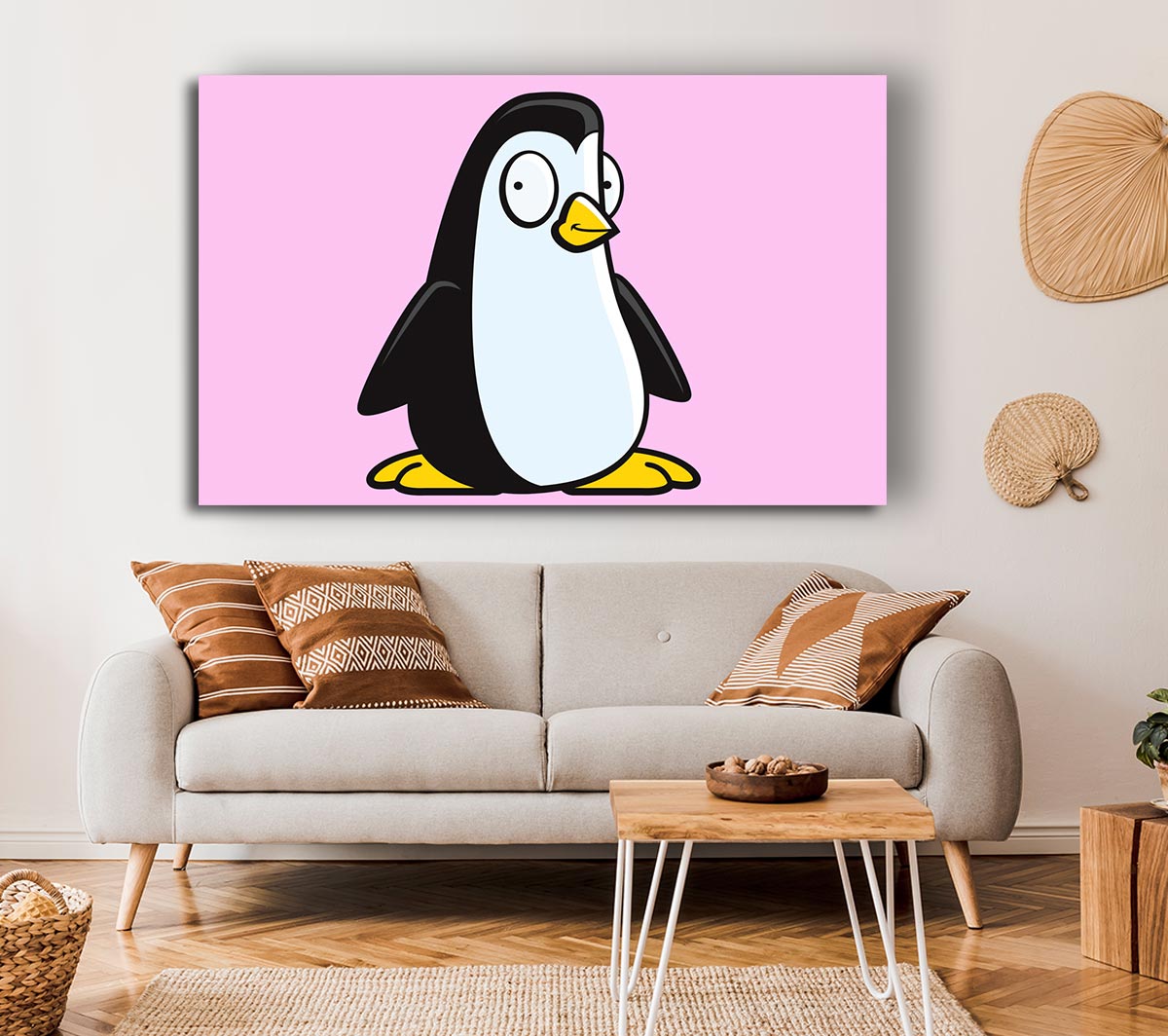 Funny Penguin Pink