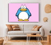 Funny Penquin Standing Pink