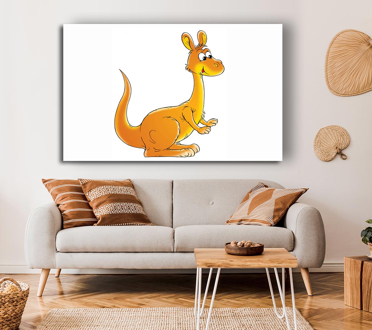 Fuzzy Kangeroo White