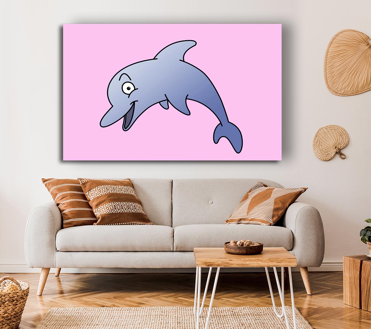 Happy Dolphin Pink