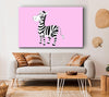 Standing Zebra Pink