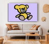 Teddy Bear Cartoon Lilac