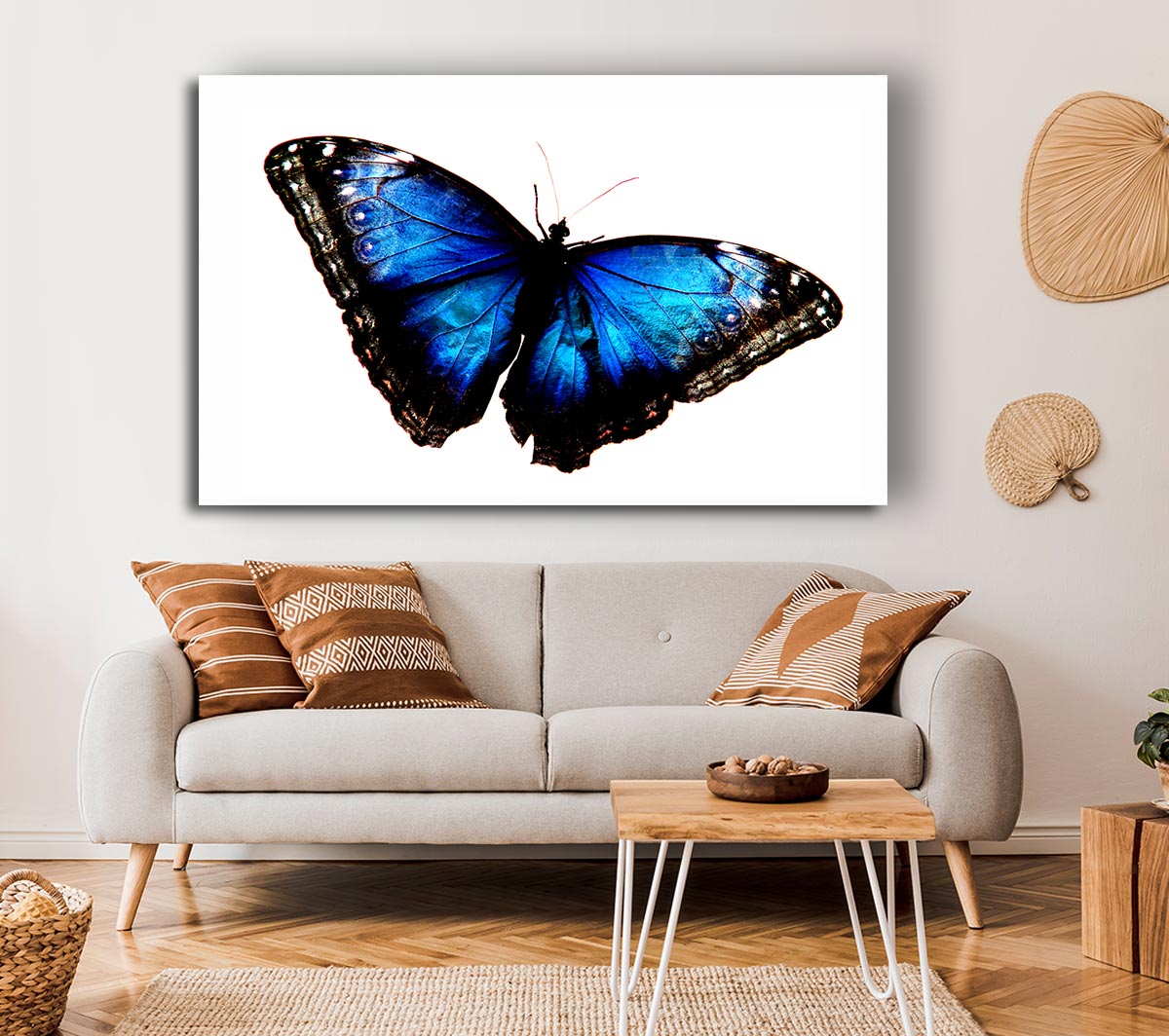 Diamond Blue Butterfly Wings