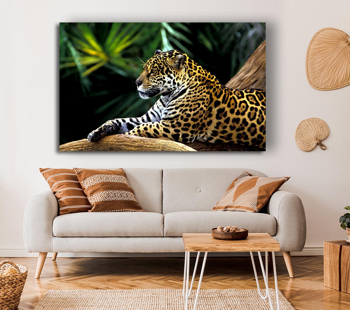 Jaguar In The Amazon Rainforest