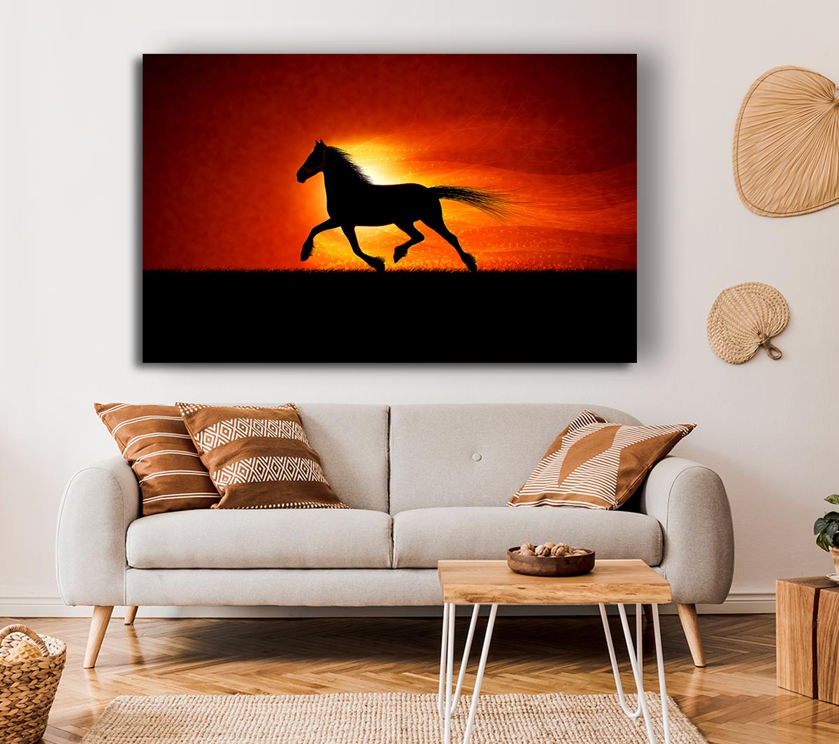 Running Horse Sunset Blaze