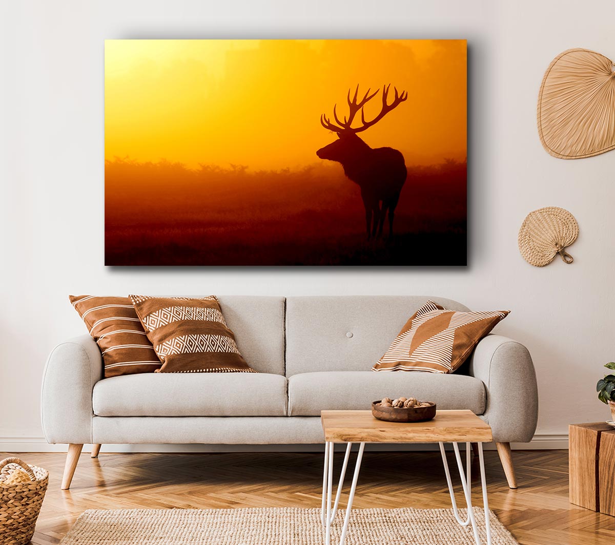 Stag At Sunset