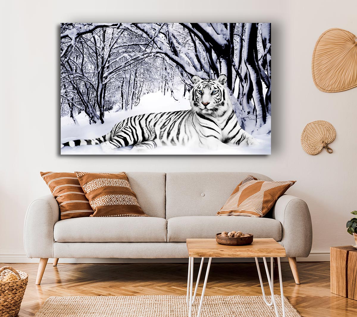 White Tiger In The Snow