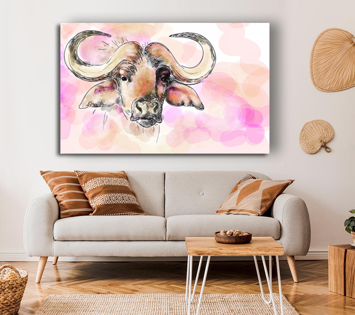 Texas Longhorn Cow