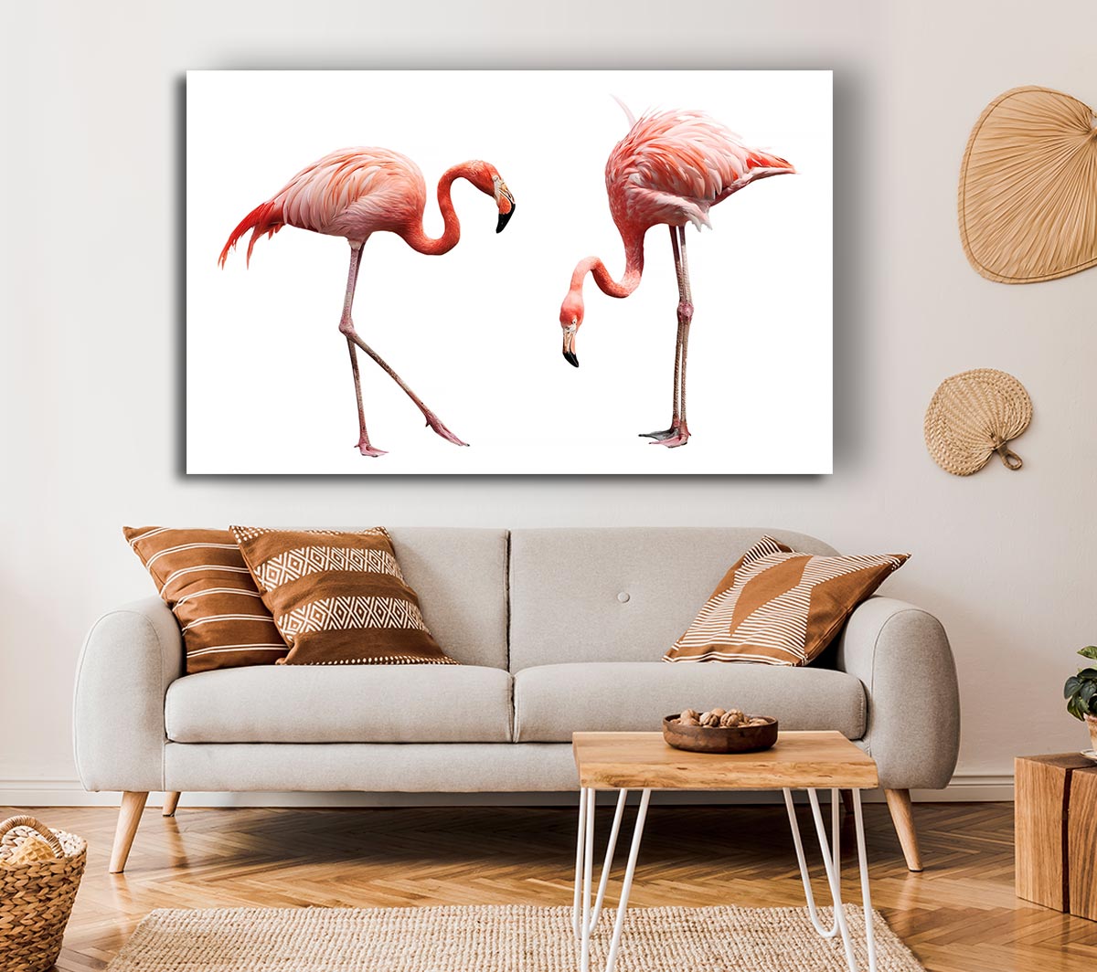 Pink Flamingo Duo