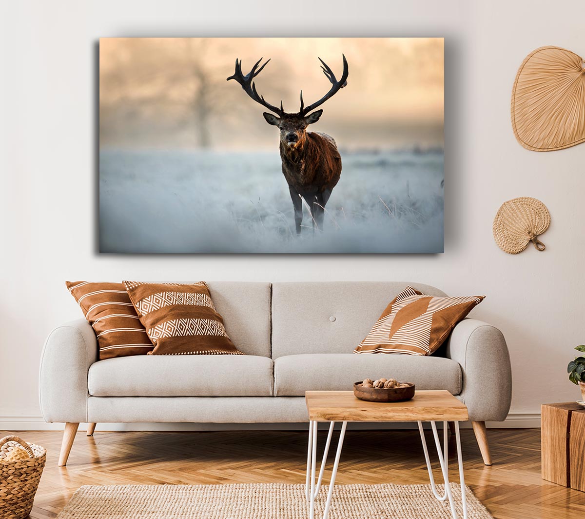 Beautiful Winter Stag