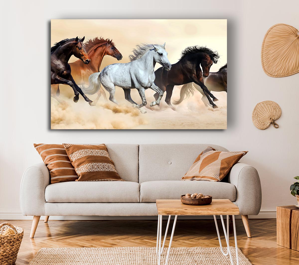 Wild Stallion Horse Desert