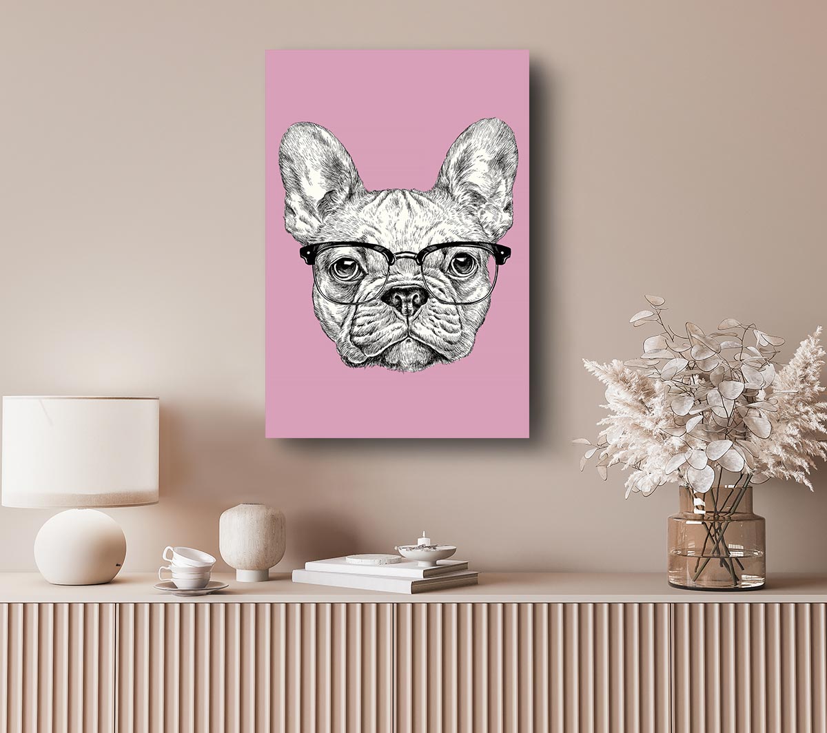 French Bulldog In Glasses