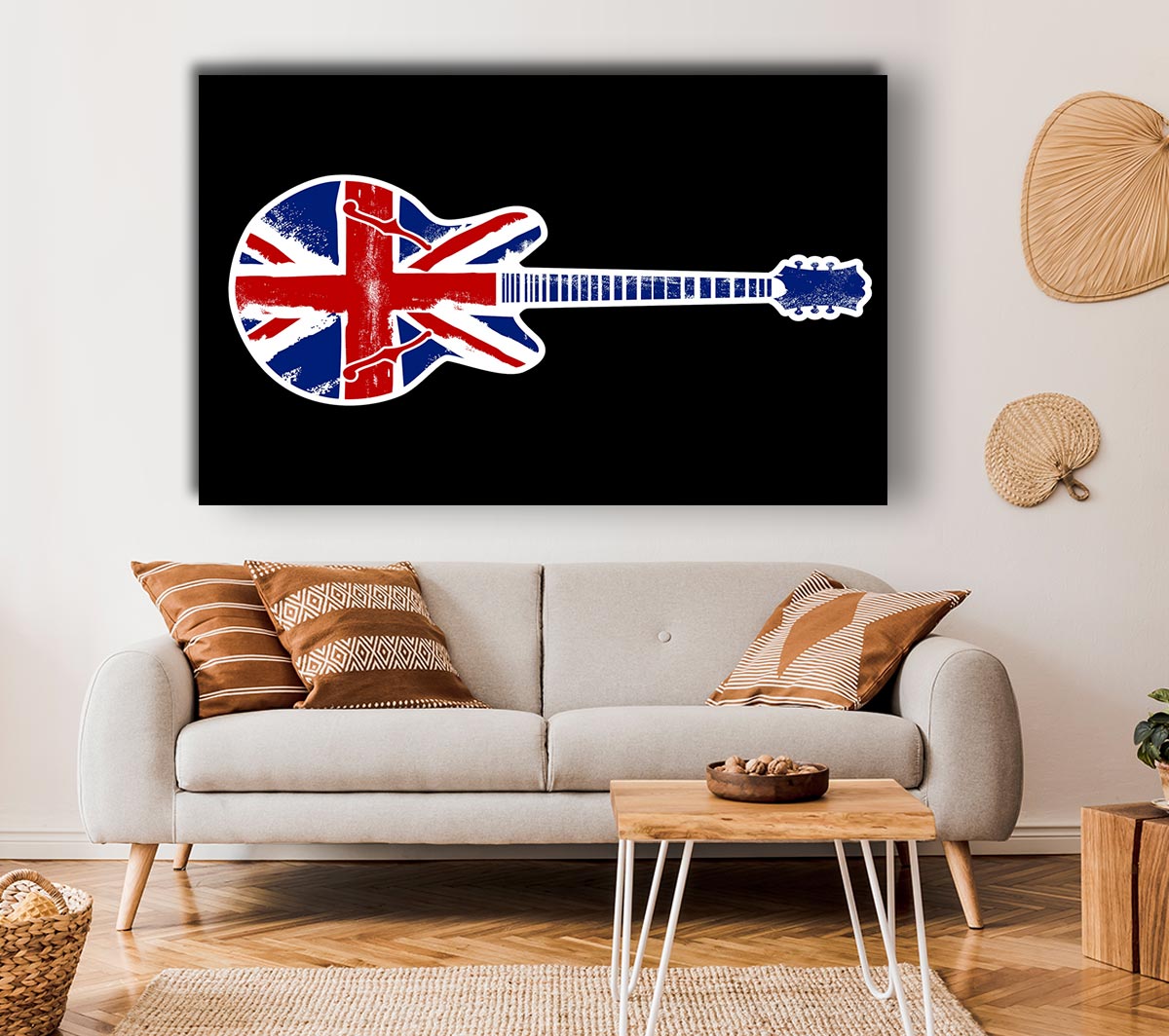 Guitar British Flag