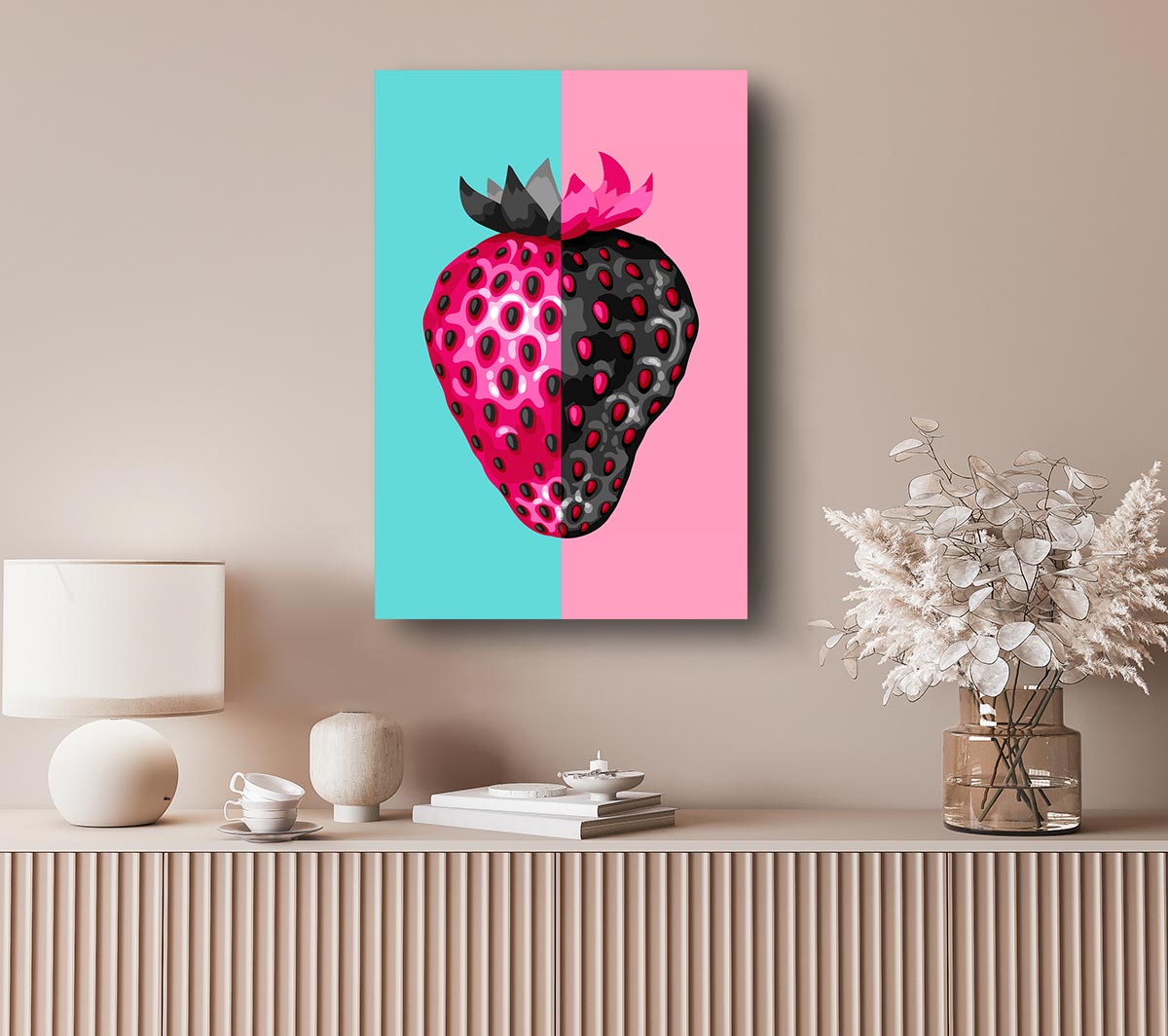 Pop Art Strawberry