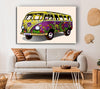 Flower Power VW Camper Van