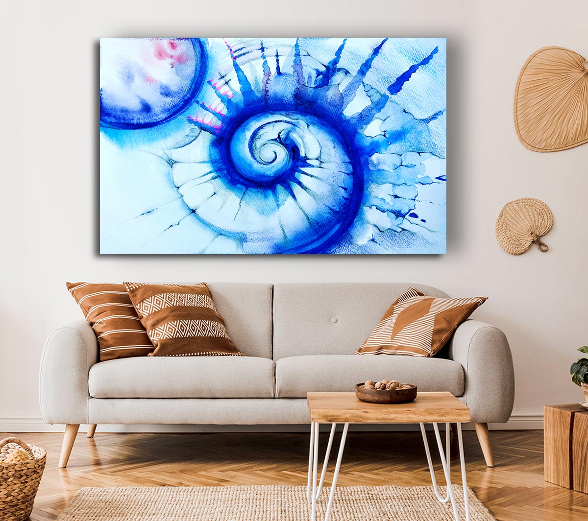 Blue Spiral Shell