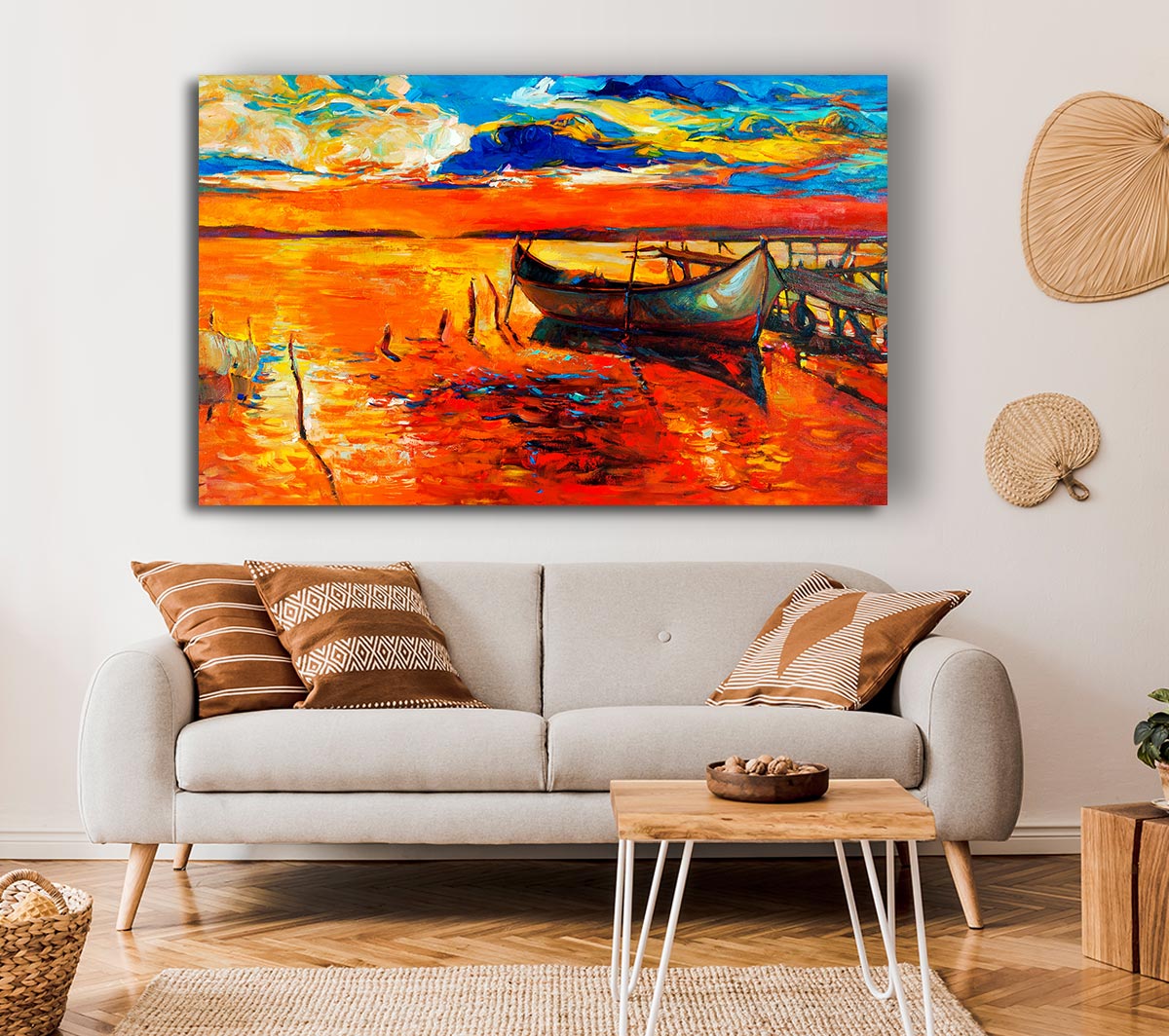 Fire Orange Waters