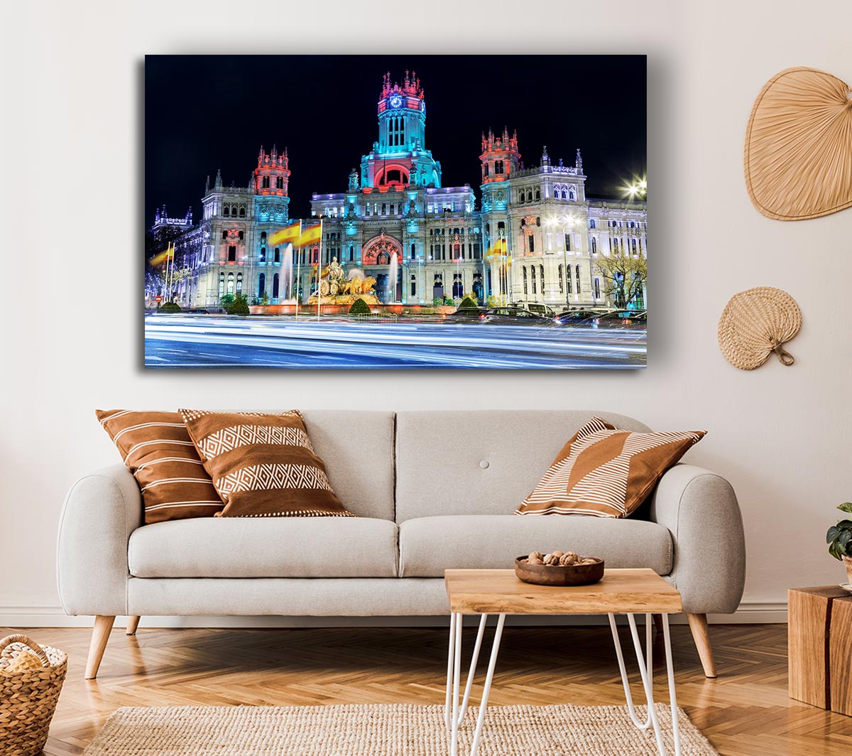 Madrid City Building At