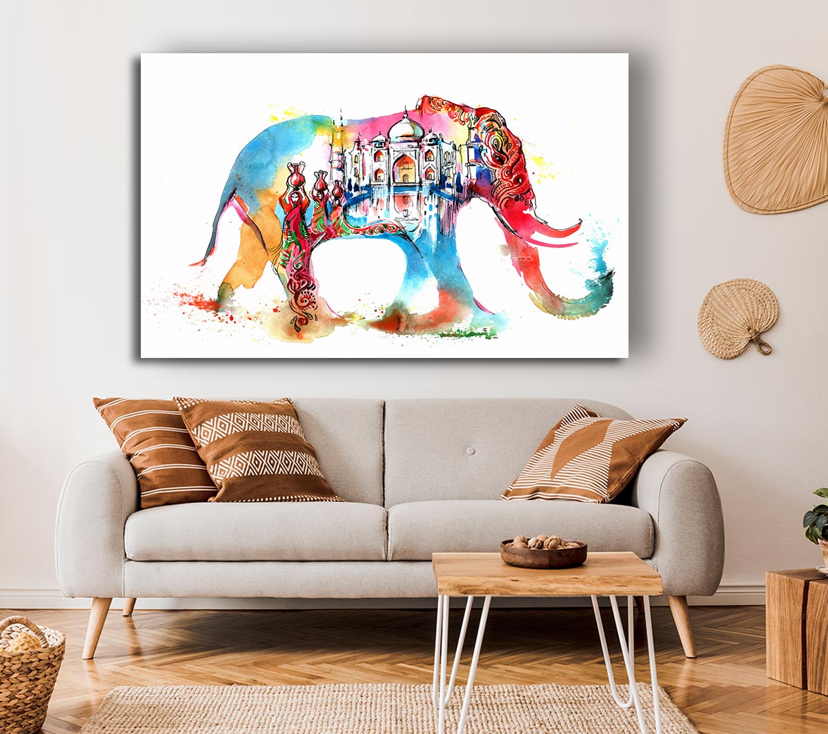 Rainbow Indian Elephant