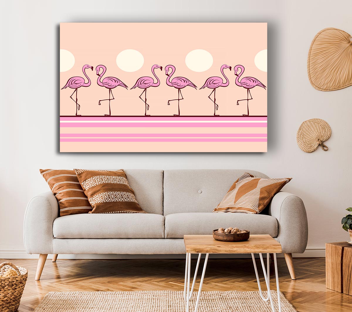 Pink Flamingo moon