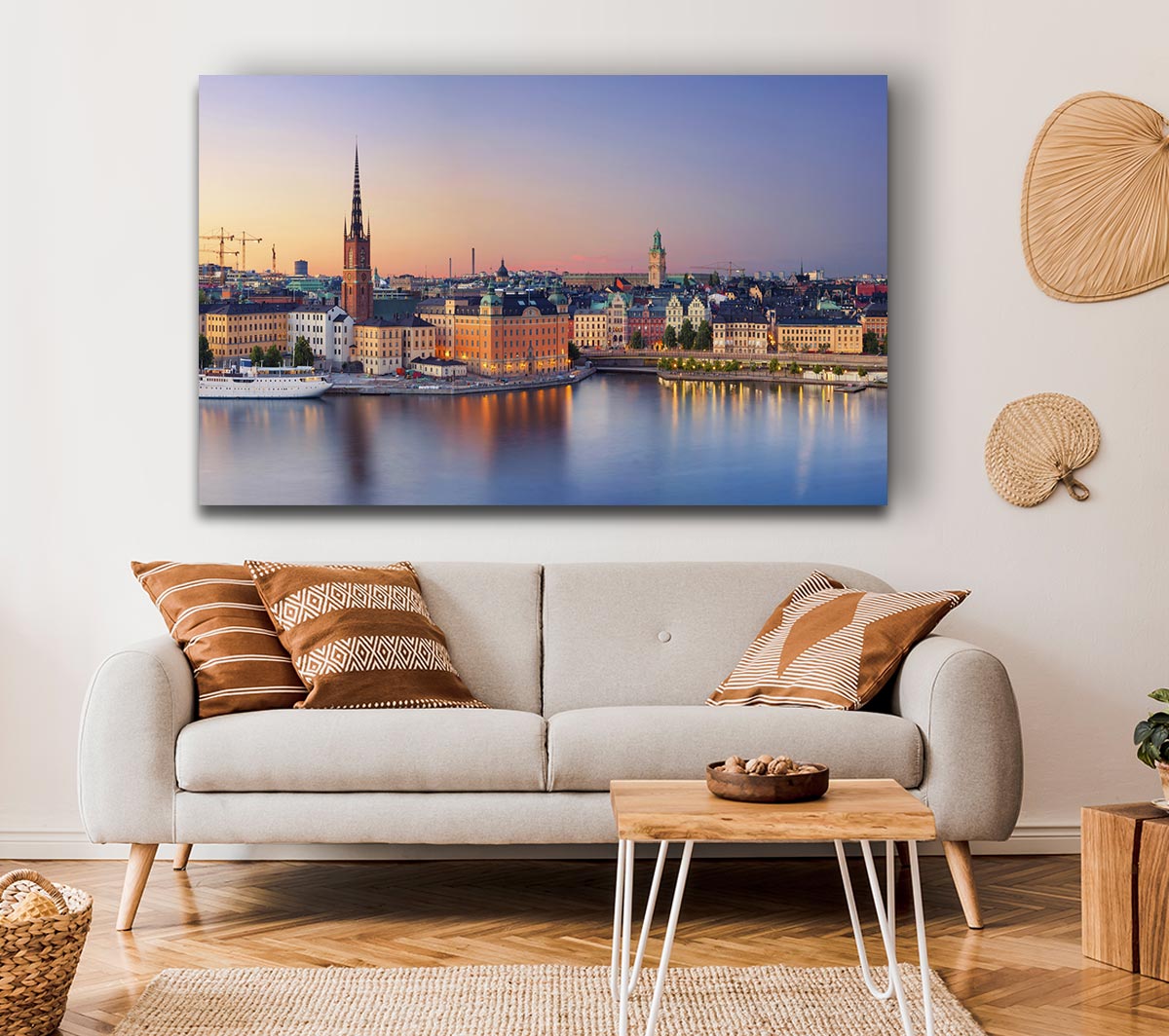 Stockholm city on the waterfront