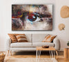 Abstract Painting and eye