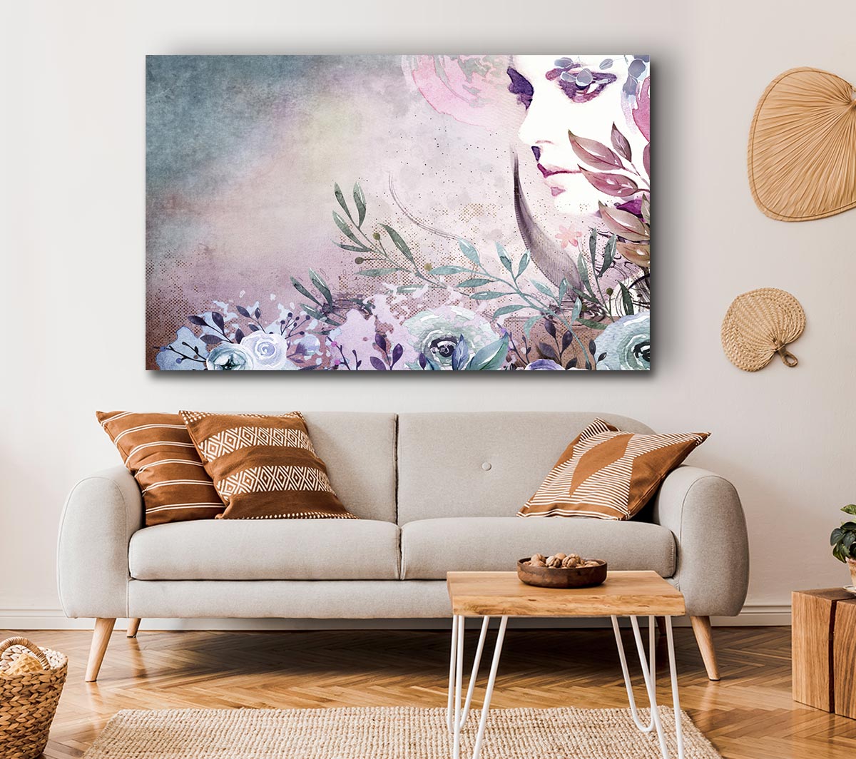 Floral Watercolour Woman