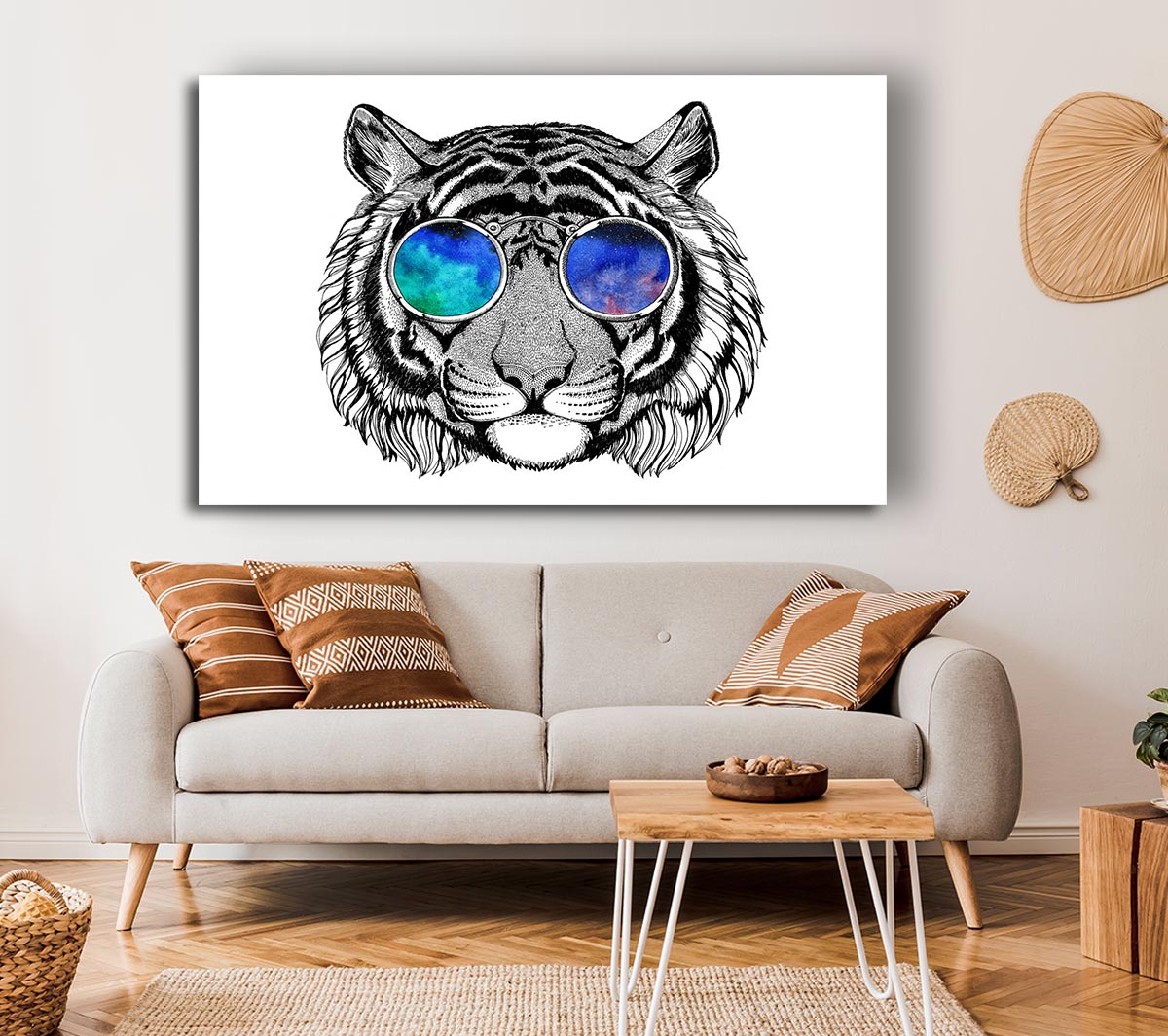 Glasses On A Tiger Hipster