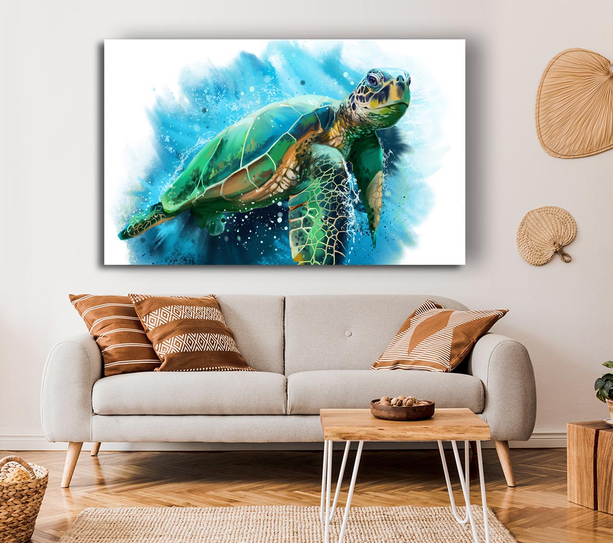 The Sea Turtle Watercolour