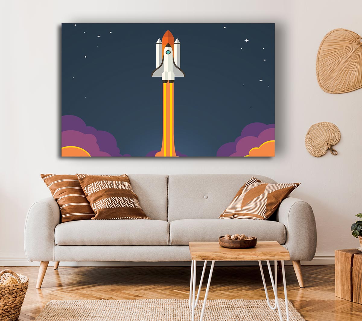 Rocket Ship Into Space