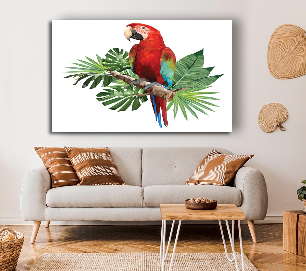 Parrot On A Branch