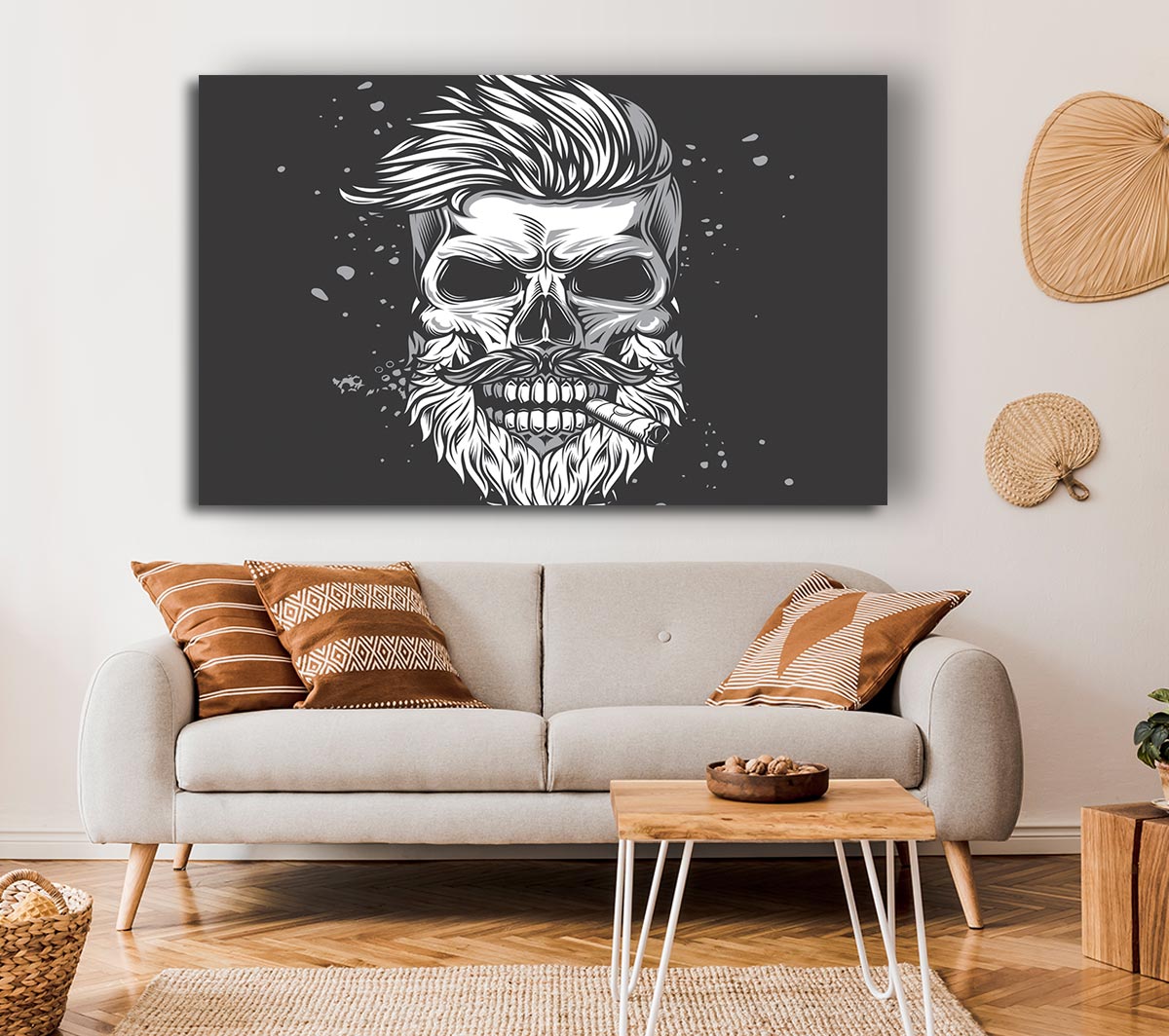 Cigar Smoking Skull