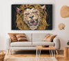 Fearsome Lion Angry