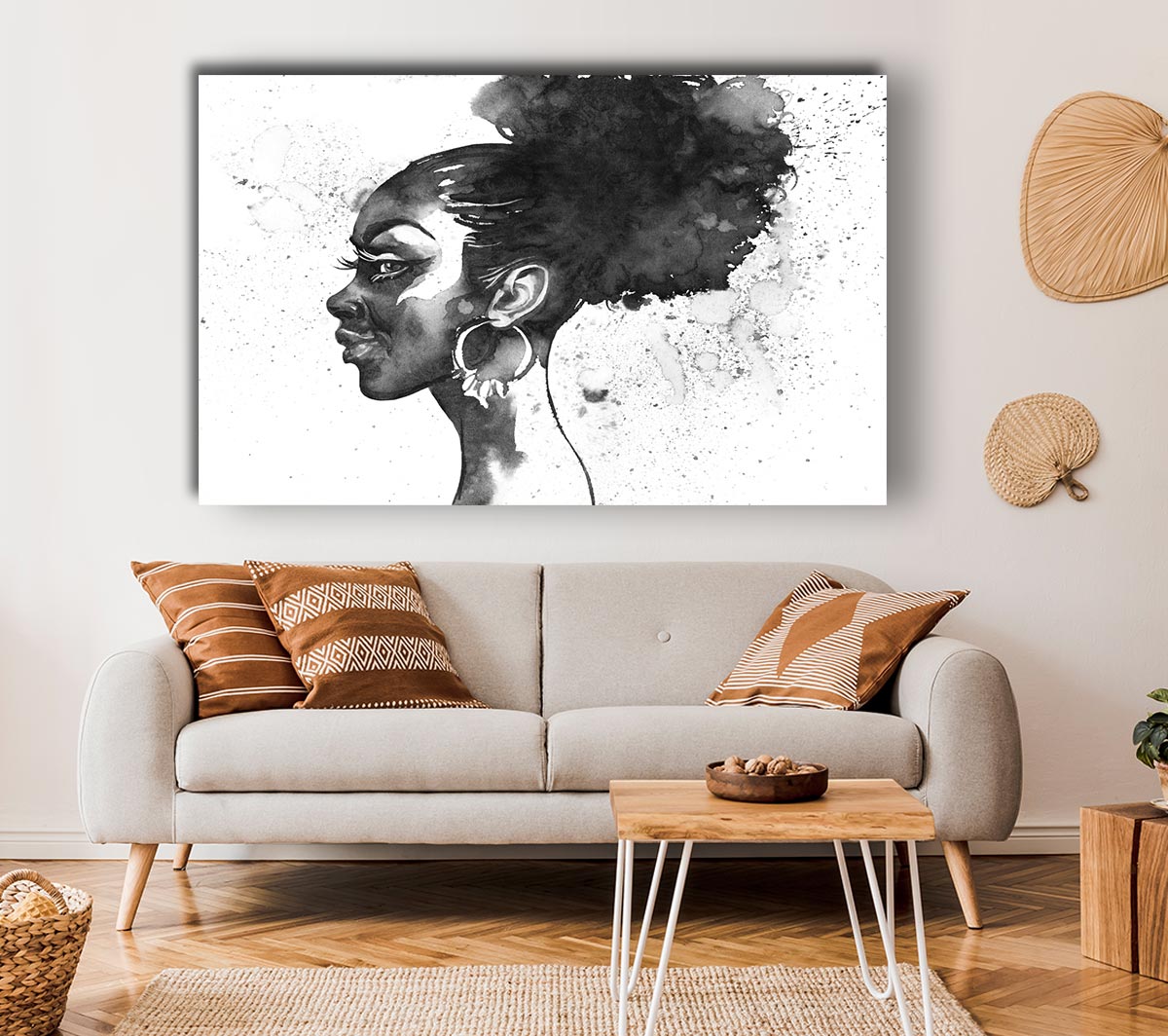 Ink Drawing Face