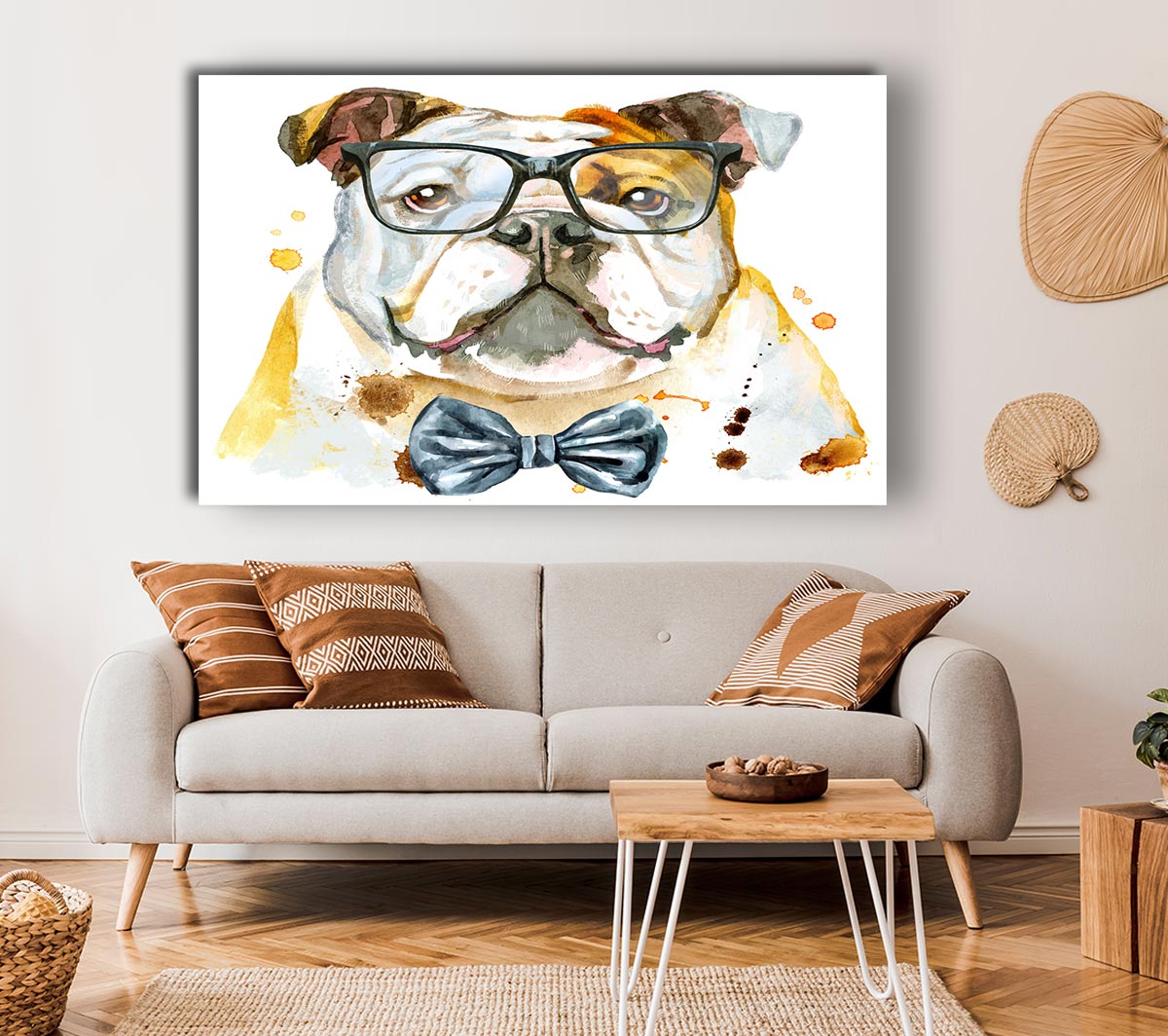 The Bulldog With Glasses