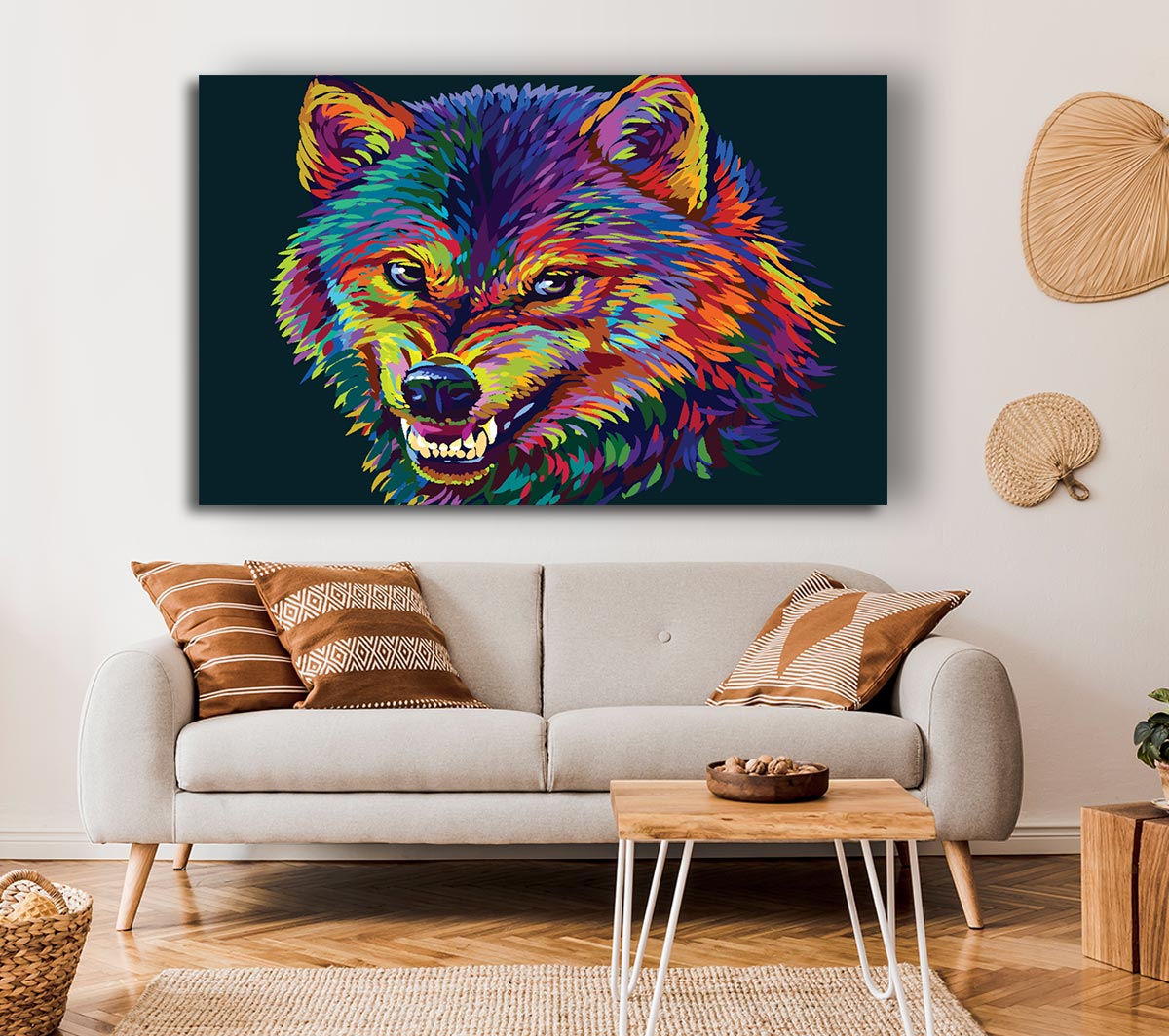 Growling Wolf Colour