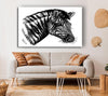 Black And White Zebra Head